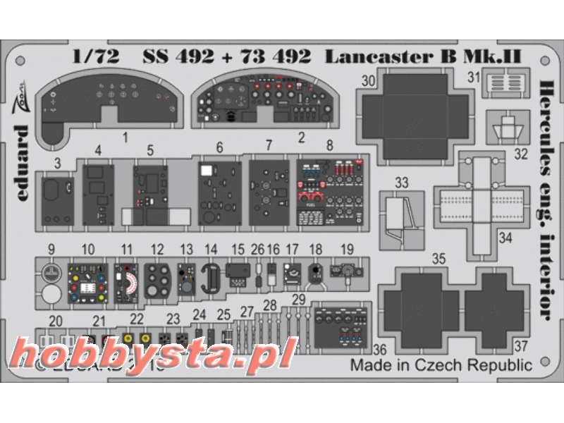 Lancaster B Mk. II interior S. A. 1/72 - Airfix - zdjęcie 1 Lancaster B Mk. II interior S. A. 1/72 - Airfix - zdjęcie 1