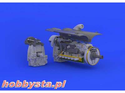 Bf 109G-6 engine 1/32 - Revell - zdjęcie 6