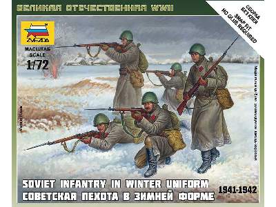 Radziecka piechota - mundury zimowe - zdjęcie 1