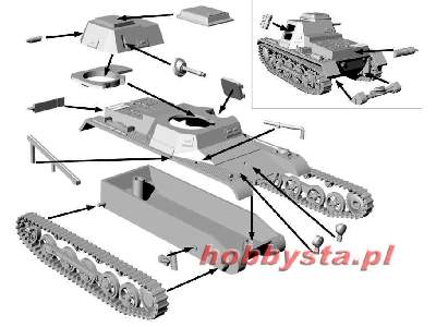 SdKfz 265 Panzerbefehlswagen niemiecki lekki czołg dowodzenia - zdjęcie 2