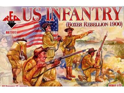 Amerykańska piechota - Powstanie Bokserów - Chiny 1900 - zdjęcie 1
