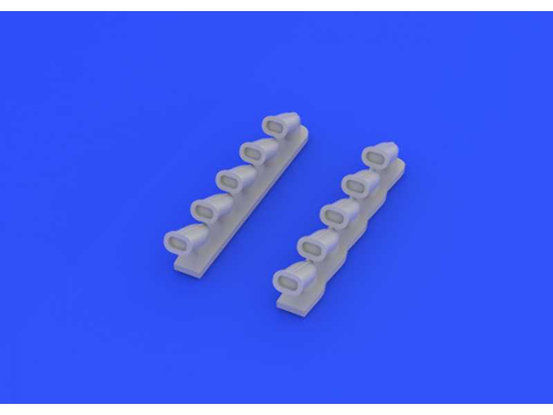 Il-2 exhaust stacks 1/72 - Tamiya - zdjęcie 1 Il-2 exhaust stacks 1/72 - Tamiya - zdjęcie 1