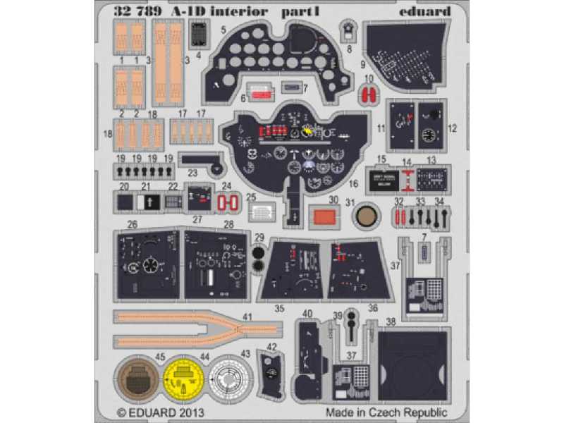 A-1D interior S. A. 1/32 - Trumpeter - zdjęcie 1 A-1D interior S. A. 1/32 - Trumpeter - zdjęcie 1