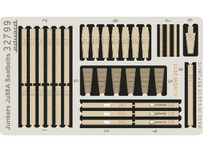 Ju 88A seatbelts FABRIC 1/32 - Revell - zdjęcie 3