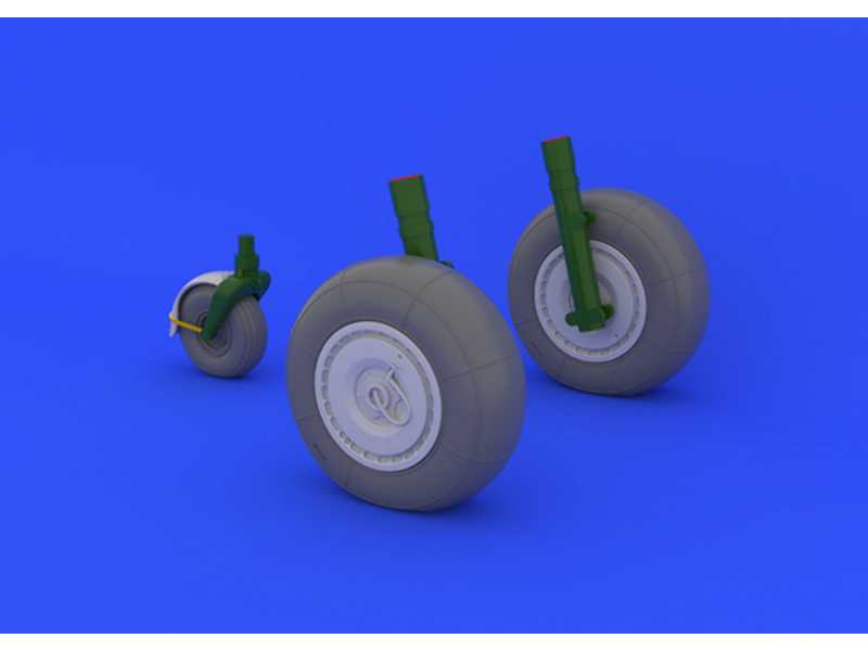 Ju 88 wheels late 1/32 - Revell - zdjęcie 1 Ju 88 wheels late 1/32 - Revell - zdjęcie 1