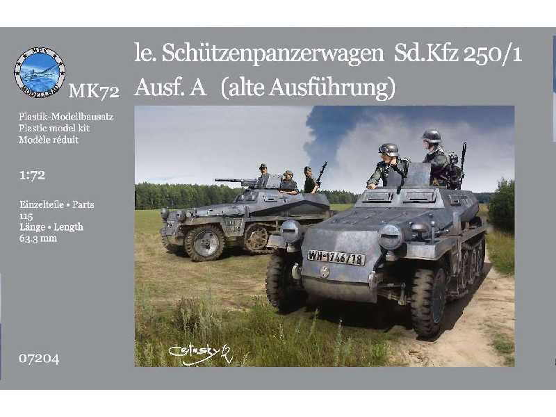 SdKfz.250/1 lub SdKfz. 251/10 Alte - zdjęcie 1 SdKfz.250/1 lub SdKfz. 251/10 Alte - zdjęcie 1