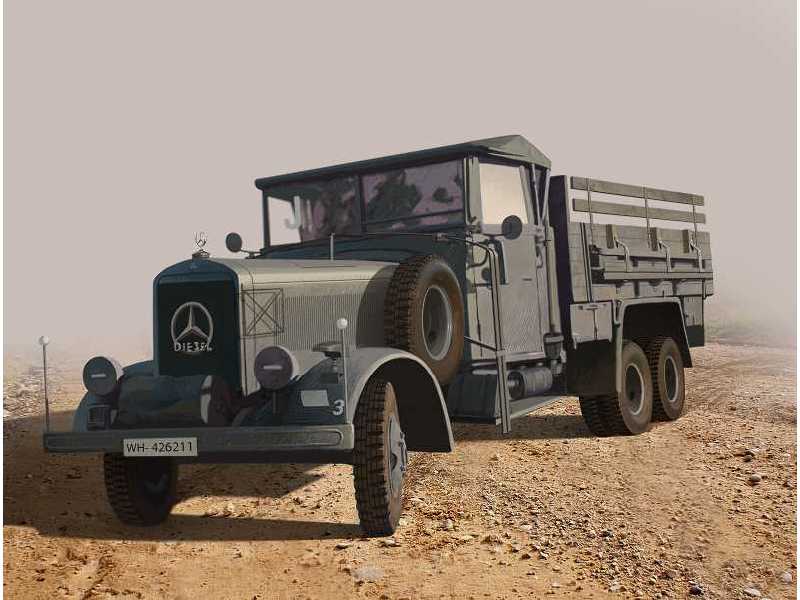Merceds-Benz LG3000 - niemiecka ciężarówka - zdjęcie 1