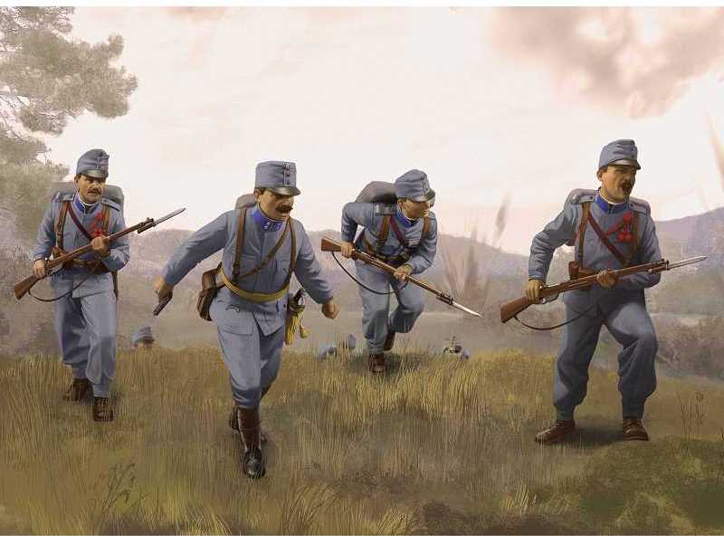 Piechota Austro-Węgierska - 1914 - zdjęcie 1 Piechota Austro-Węgierska - 1914 - zdjęcie 1