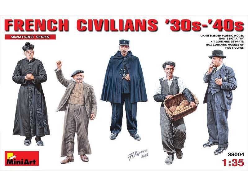 Francuscy cywile - lata 30 i 40 XX w. - zdjęcie 1