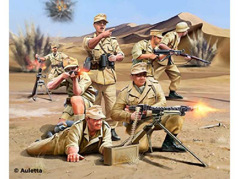 Żołnierze Africa Corps II W.Ś. - zdjęcie 1