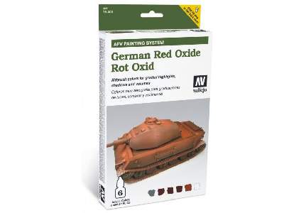Zestaw farb Model Air - German Red Oxide - 6 farb - zdjęcie 1