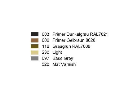Zestaw farb Model Air - Afrika Korps 1941-1942 (DAK) - 6 farb - zdjęcie 2