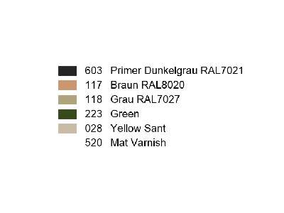 Zestaw farb Model Air - Afrika Korps 1942-1944 (DAK) - 6 farb - zdjęcie 2