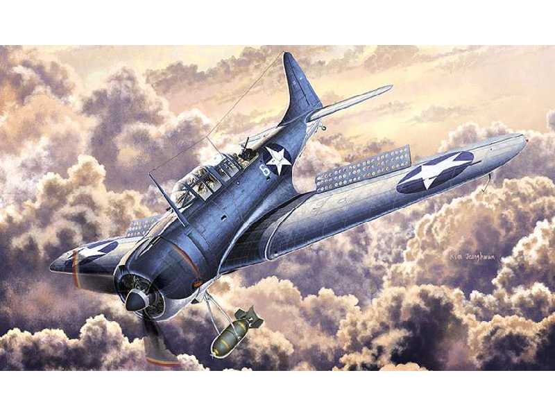 USN Douglas SBD-2 Dauntless - Bitwa o Midway - zdjęcie 1 USN Douglas SBD-2 Dauntless - Bitwa o Midway - zdjęcie 1