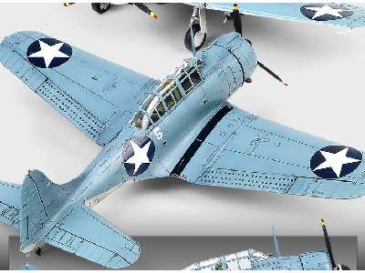 USN Douglas SBD-2 Dauntless - Bitwa o Midway - zdjęcie 5