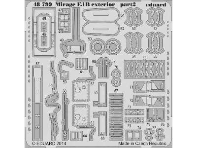 Mirage F.1B exterior 1/48 - Kitty Hawk - zdjęcie 3