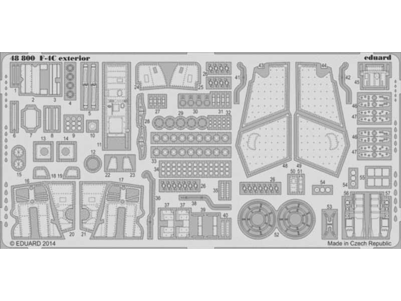 F-4C exterior 1/48 - Academy Minicraft - zdjęcie 1