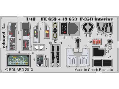 F-35B interior S. A. 1/48 - Kitty Hawk - zdjęcie 2