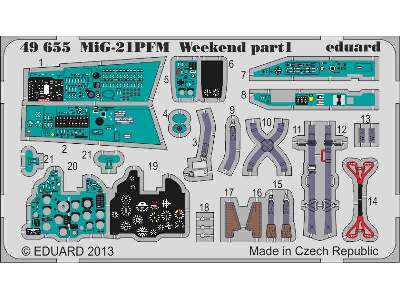 MiG-21PFM Weekend 1/48 - Eduard - zdjęcie 2