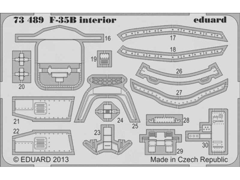 F-35B interior S. A. 1/72 - Fujimi - zdjęcie 1 F-35B interior S. A. 1/72 - Fujimi - zdjęcie 1