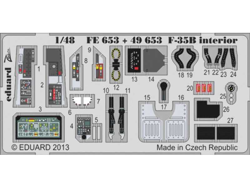 F-35B interior S. A. 1/48 - Kitty Hawk - zdjęcie 1 F-35B interior S. A. 1/48 - Kitty Hawk - zdjęcie 1