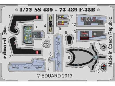 F-35B interior S. A. 1/72 - Fujimi - zdjęcie 1