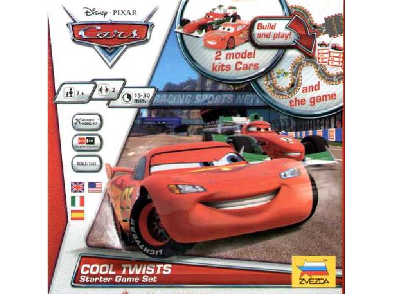 Cars - Cool Twist - gra - zestaw startowy - zdjęcie 1