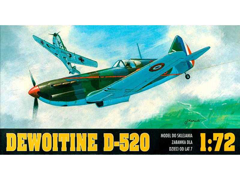 Dewoitine D-520 - lotnictwo francuskie - zdjęcie 1 Dewoitine D-520 - lotnictwo francuskie - zdjęcie 1