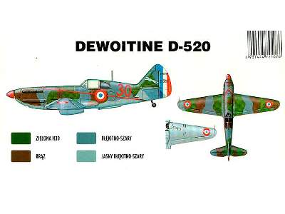 Dewoitine D-520 - lotnictwo francuskie - zdjęcie 2