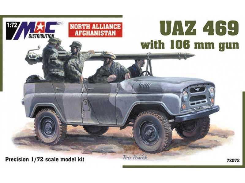 UAZ 469 z działkiem 106 mm - zdjęcie 1 UAZ 469 z działkiem 106 mm - zdjęcie 1
