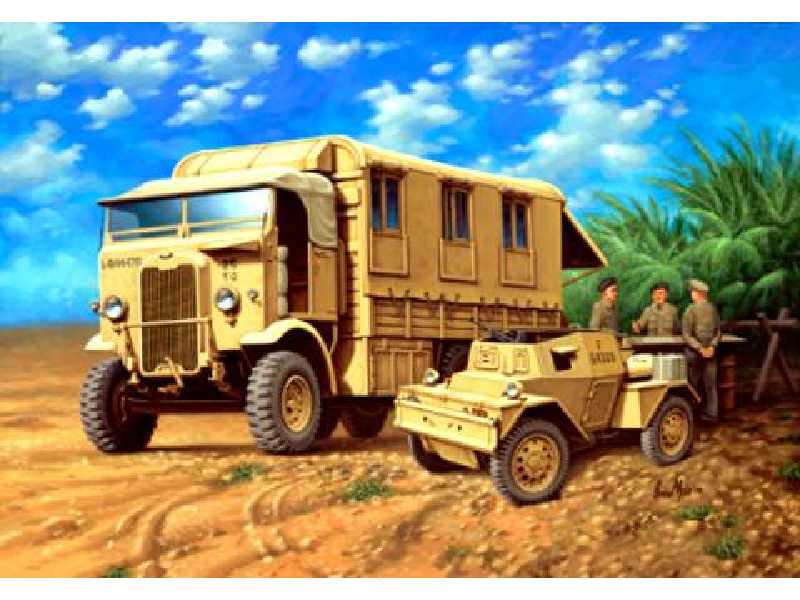 Monty's Caravan/Leyland Retriever & Scout Car - zdjęcie 1 Monty's Caravan/Leyland Retriever & Scout Car - zdjęcie 1