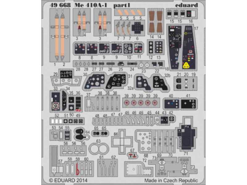 Me 410A-1 S. A. 1/48 - Meng - zdjęcie 1 Me 410A-1 S. A. 1/48 - Meng - zdjęcie 1