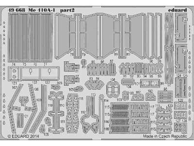 Me 410A-1 S. A. 1/48 - Meng - zdjęcie 3