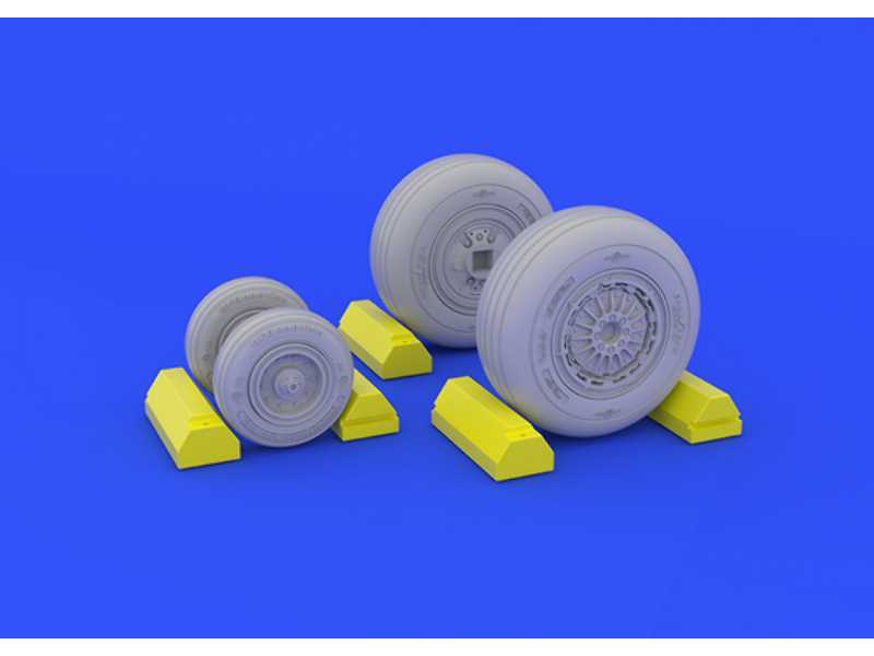 F-4C wheels 1/48 - Academy Minicraft - zdjęcie 1