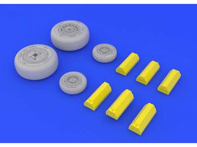 F-4C wheels 1/48 - Academy Minicraft - zdjęcie 3