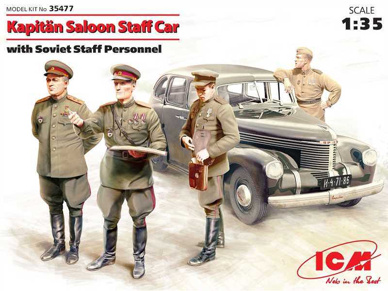 Kapitan Saloon samochód sztabowy z załogą - zdjęcie 1 Kapitan Saloon samochód sztabowy z załogą - zdjęcie 1