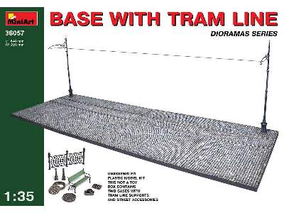 Ulica z linią tramwajową - zdjęcie 1