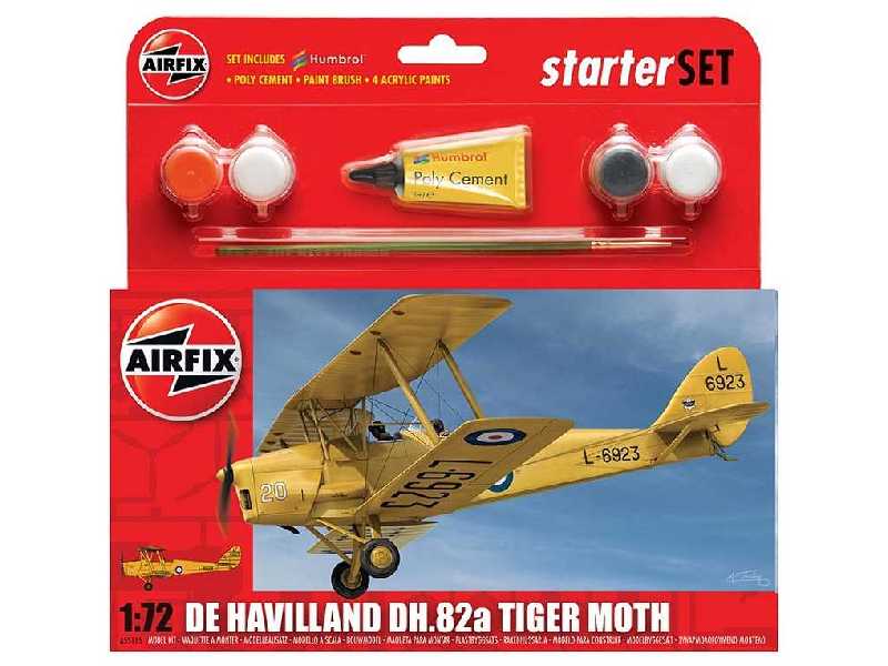 De Havilland DH.82a Tiger Moth - zestaw startowy - zdjęcie 1 De Havilland DH.82a Tiger Moth - zestaw startowy - zdjęcie 1