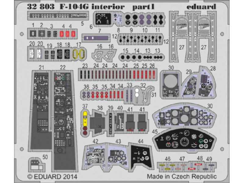 F-104G interior S. A. 1/32 - Italeri - zdjęcie 1