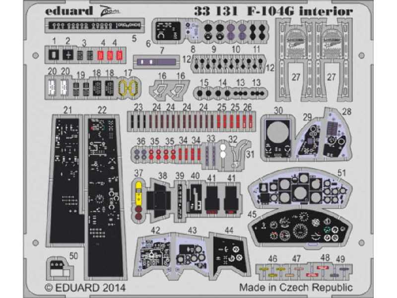 F-104G interior S. A. 1/32 - Italeri - zdjęcie 1