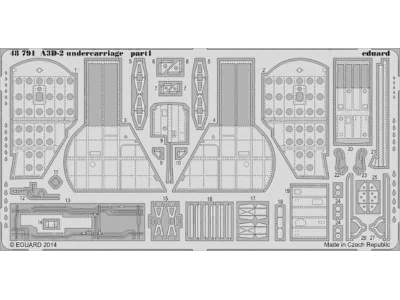 A3D-2 undercarriage 1/48 - Trumpeter - zdjęcie 1