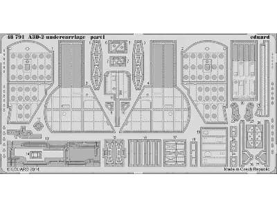 A3D-2 undercarriage 1/48 - Trumpeter - zdjęcie 2