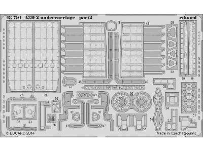 A3D-2 undercarriage 1/48 - Trumpeter - zdjęcie 3
