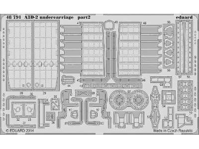 A3D-2 undercarriage 1/48 - Trumpeter - zdjęcie 3