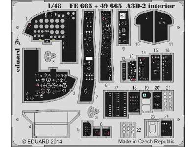 A3D-2 interior S. A. 1/48 - Trumpeter - zdjęcie 2