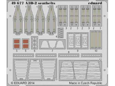 A3D-2 seatbelts 1/48 - Trumpeter - zdjęcie 1