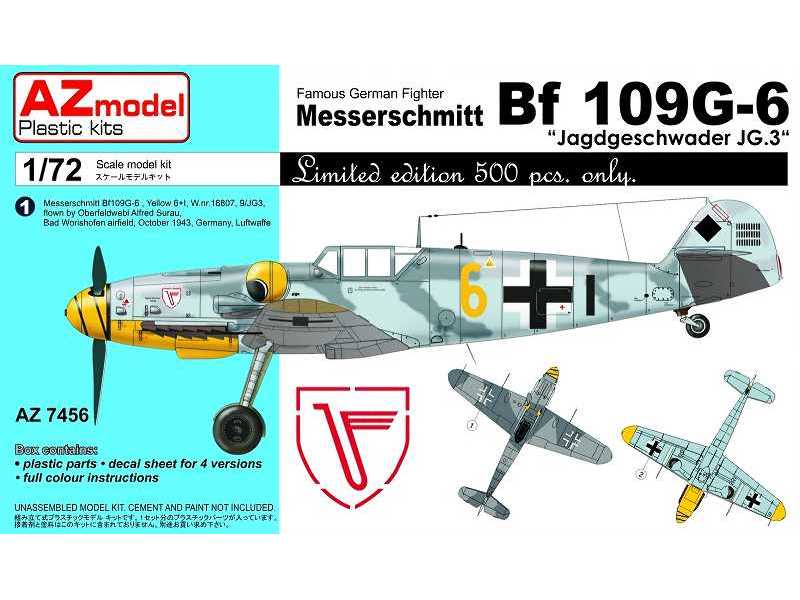 Messerschmitt Bf 109G-6 Jagdgeschwader JG.3 - zdjęcie 1 Messerschmitt Bf 109G-6 Jagdgeschwader JG.3 - zdjęcie 1