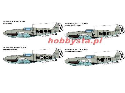 Spanish Emils - Bf 109 E-1 & E-3 of the Legion Condor - zdjęcie 1