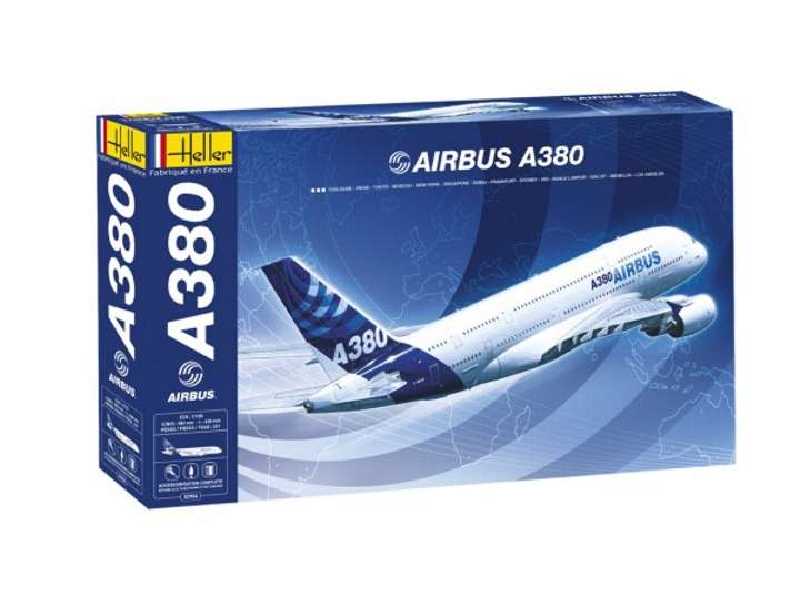 Airbus A380 + farby, klej, pędzelek - zdjęcie 1
