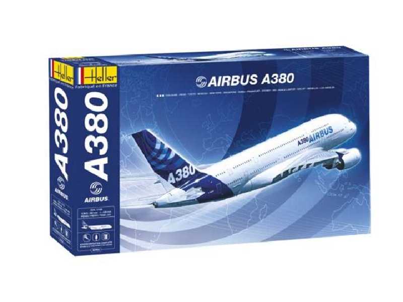 Airbus A380 + farby, klej, pędzelek - zdjęcie 1 Airbus A380 + farby, klej, pędzelek - zdjęcie 1